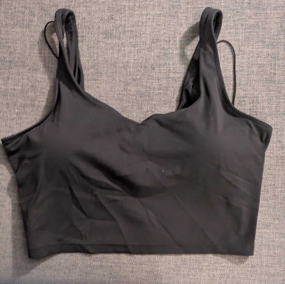 MOMANDA Nursing Sports Bra Black Padded Wireless Size XL Stretch